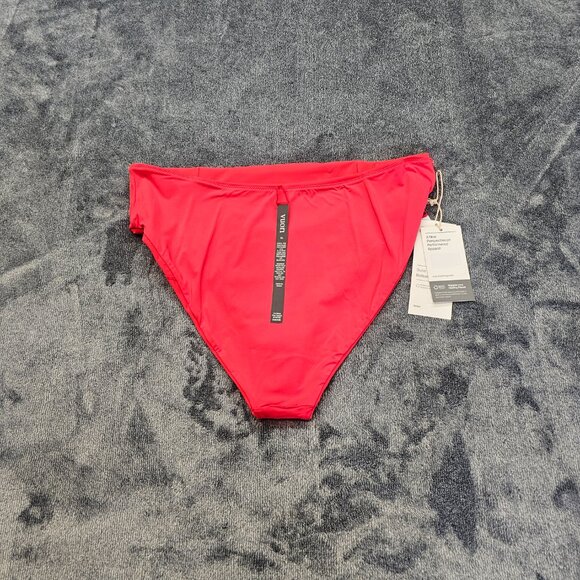 Vuori Dune Bikini Swim Bottom Womens XL red high waisted pocket performance NWT - Picture 11 of 12
